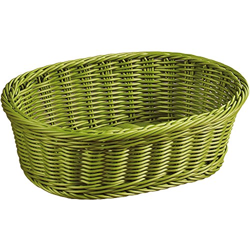 Kesper 19825 Brot- Obstkorb oval, 29,5 x 23 x 9,5 cm, olive von Kesper