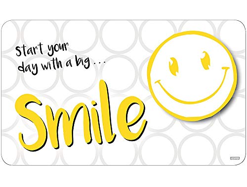 Kesper 32326 Frühstücksbrettchen SMILEY aus Melamin/Stullenbrett/Brotbrett, 23.5 x 14 x 0.4 cm, Bunt von Kesper