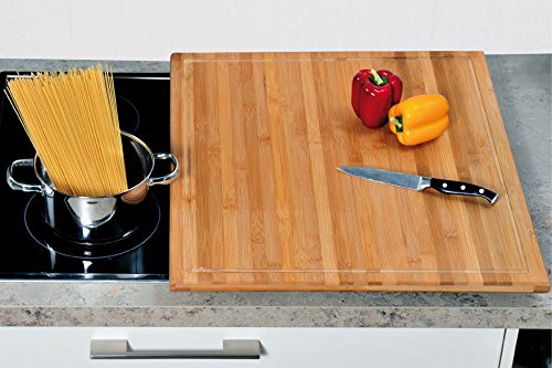 Kesper | Schneide- und Abdeckplatte, Material: FSC®-zertifizierter Bambus | Material: 56 x 50 x 4.5 cm, Farbe: Holzfarben von Kesper