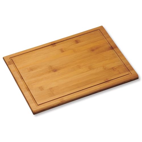 Kesper 58102 Tranchierbrett aus FSC-zertifiziertem Bambus, 44 x 32 x 1.8 cm von Kesper