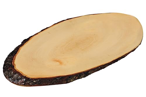 Kesper 61200 Rinden-Servierbrett, Holz, Braun, 35 x 16 x 1 cm, Natur von Kesper