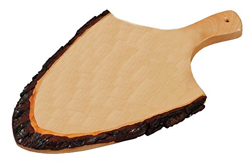 Kesper 61205 Rinden Servierbrett Erle 30-35 x 18 x 2 cm von Kesper