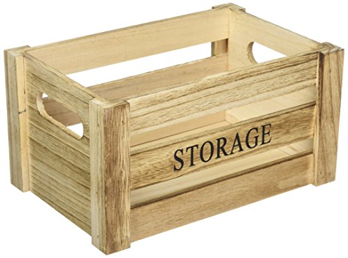 Kesper 69483 Aufbewahrungsbox "Storage" aus FSC-zertifiziertem Paulownia Holz, natur, 26 x 17 x 13,5 cm von Kesper