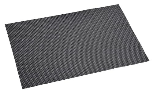 Kesper 77540 Platzset, Kunststoffgeflecht, Maße: 43 x 29 x 0.1 cm, schwarz von Kesper