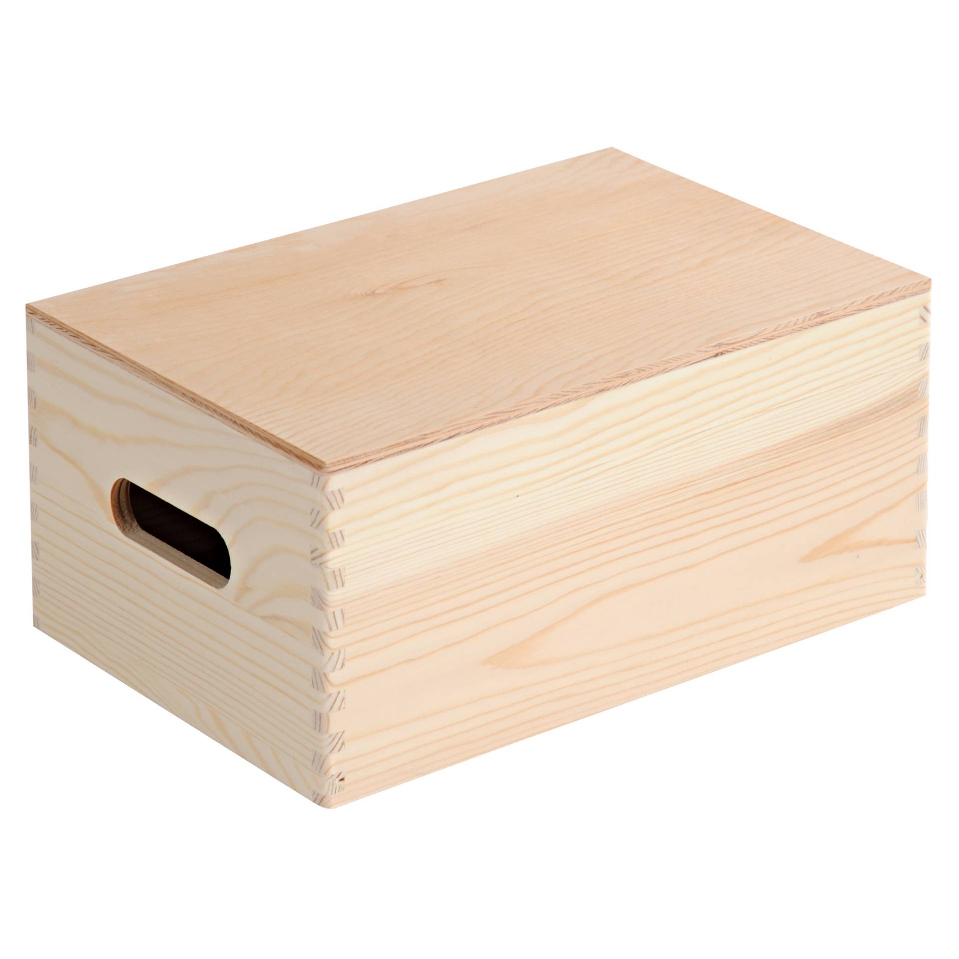 Kesper Aufbewahrungskiste Kiefer naturfarben 29 x 19 x 13,5 cm, mit Klappdeckel Kesper Aufbewahrungskiste Kiefer naturfarben 29 x 19 x 13,5 cm, mit Klappdeckel von Kesper