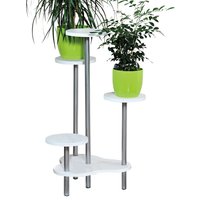 Blumenständer weiß lackiert von Kesper