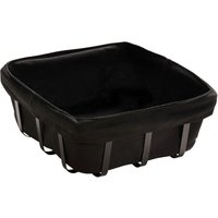 Kesper Brot/Obstkorb schwarz Metall B/H/L: ca. 22x9x22 cm von Kesper