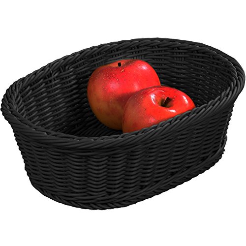 Kesper Brot-Obstkorb eckig in schwarz, Plastik, 32.5 x 24 x 11 cm von Kesper