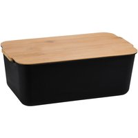 Kesper Brotkasten schwarz Kunststoff B/H/T: ca. 31x12x19 cm von Kesper