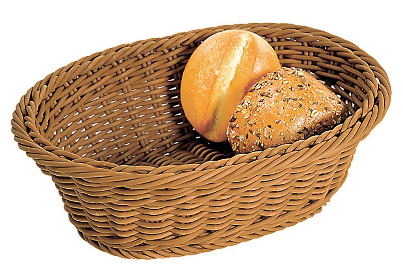 Kesper Brotkorb Brot- und Obstkorb oval braun 791836 von Kesper