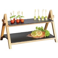 Kesper Etagere 2-stöckig, Schiefer Kesper Etagere 2-stöckig, Schiefer von Kesper