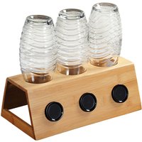 Kesper Flaschenhalter natur Bambus B/H/L: ca. 32x12x17,5 cm von Kesper