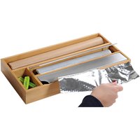 Kesper Folienspender natur Bambus B/H/L: ca. 19x5,4x42 cm von Kesper