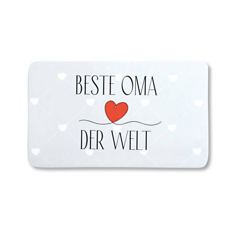 Kesper Frühstücksbrett, Melamin, (Set, 1-St), Dekor-Frühstücksbrettchen Beste Oma der Welt 23 x 14 cm von Kesper
