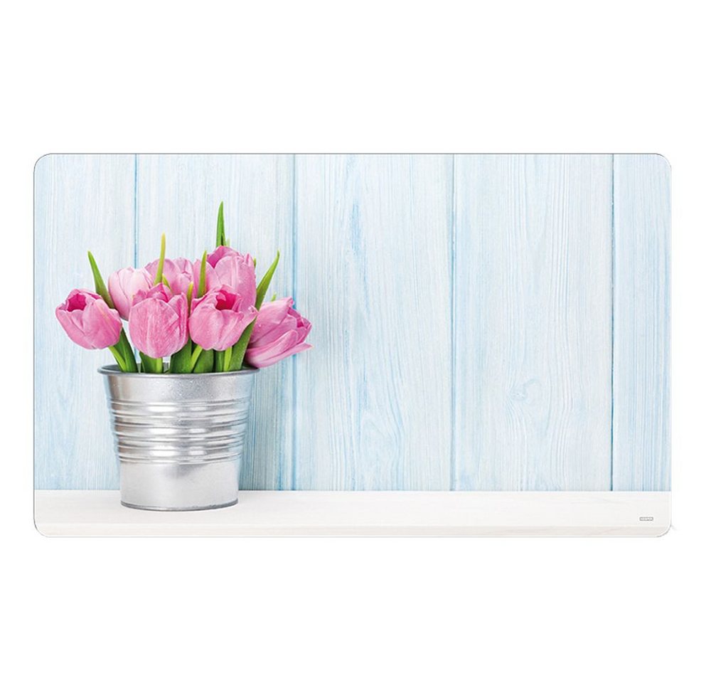 Kesper Frühstücksbrett, Melamin, (Set, 1-St), Dekor-Frühstücksbrettchen Tulpen 23 x 14 cm von Kesper