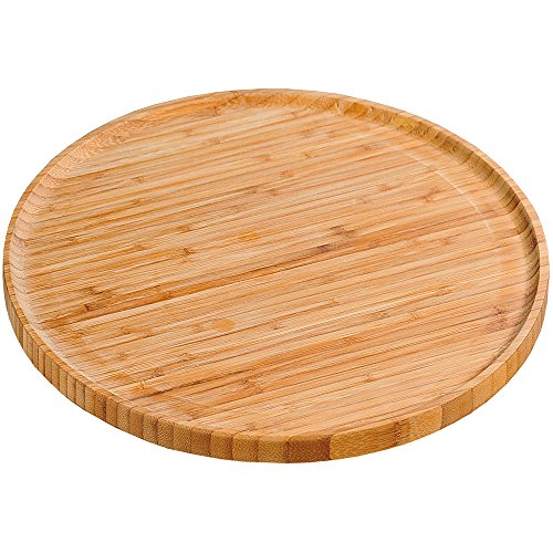KESPER 58463 Pizzateller 32 cm aus FSC-zertifiziertem Bambus/Holzteller/Pizzaunterlage/Pizza-Holzteller/Holzgeschirr von Kesper