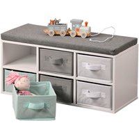 Kesper Kinder-Sitzbank weiß B/H/T: ca. 68x33x29,5 cm von Kesper