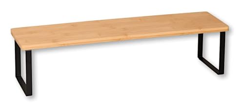 Kesper | Küchenregal, Material: Bambus, Metall, Maße: 55 x 13,5 x 15 cm, Farbe: Braun, Schwarz | 58807 Kesper | Küchenregal, Material: Bambus, Metall, Maße: 55 x 13,5 x 15 cm, Farbe: Braun, Schwarz | 58807 von Kesper