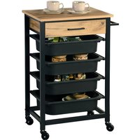 Kesper Küchenwagen natur Spanplatte B/H/T: ca. 50x81x37 cm von Kesper