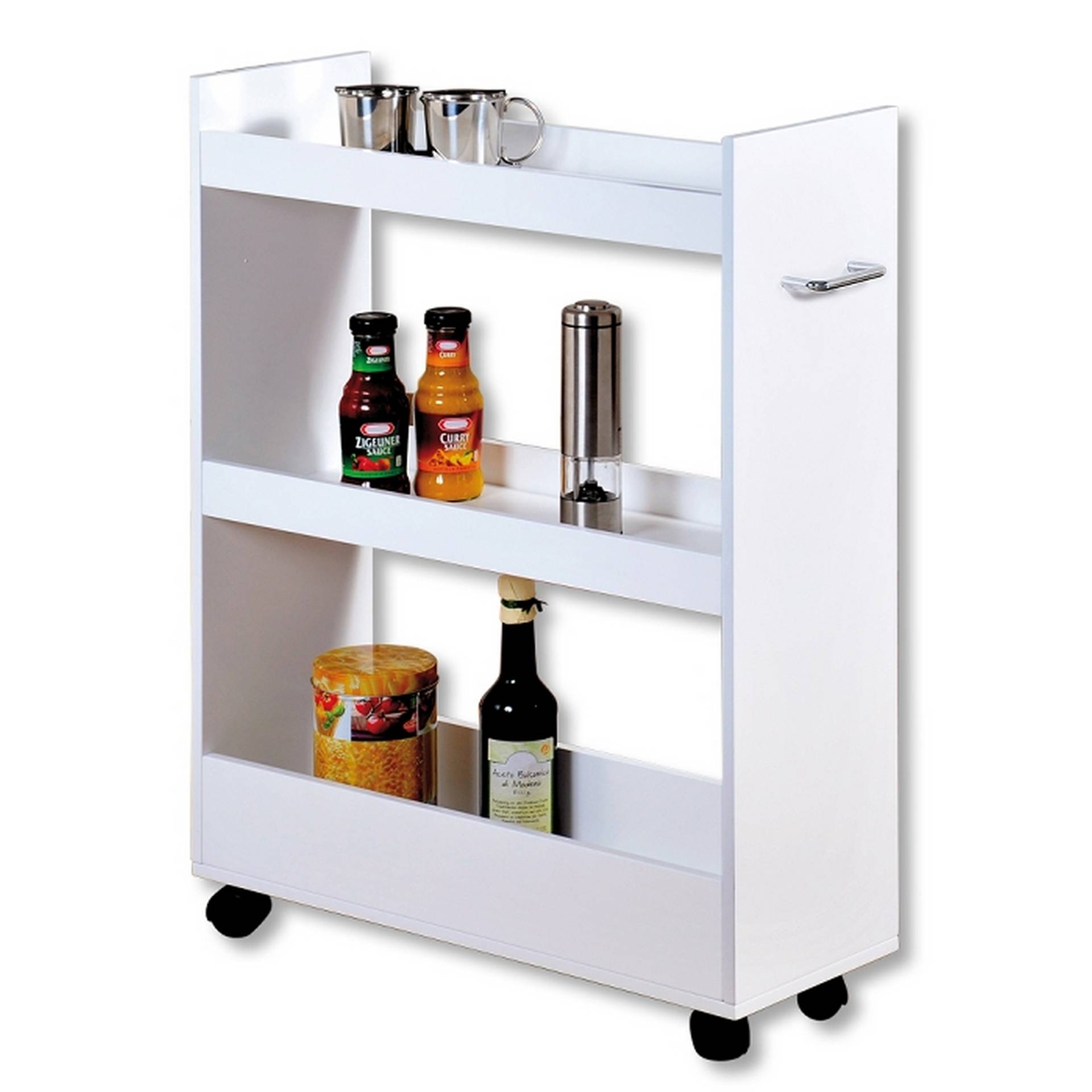 Kesper Nischen-Rollwagen weiß 60 x 78 x 22 cm Kesper Nischen-Rollwagen weiß 60 x 78 x 22 cm von Kesper