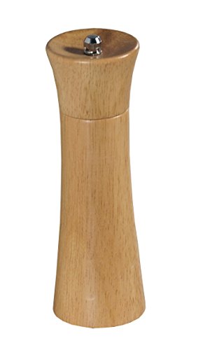Kesper 13631 Pfeffermühle, Durchmesser 5,8 cm, Höhe: 18 cm, Gummibaumholz von Kesper