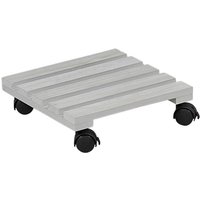 Kesper Pflanzenroller grau Holz B/L: ca. 30x30 cm von Kesper