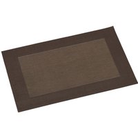 Kesper Platzset, Kunststoff, PVC, rechteckig, braun, 43 x 29 x 0,1 cm von Kesper