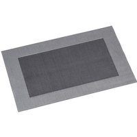 Kesper Platzset, Kunststoff, PVC, rechteckig, grau, 43 x 29 x 0,1 cm von Kesper
