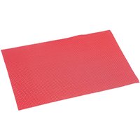 Kesper Platzset, Platzdecken, Platzunterleger, aus Kunststoff, Maße: 430 x 290 x 1 mm, rot von Kesper