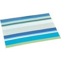 Kesper Platzset, Platzdecken, blau-weiß gestreift, aus Kunststoff, Maße: 430 x 290 x 1 mm von Kesper