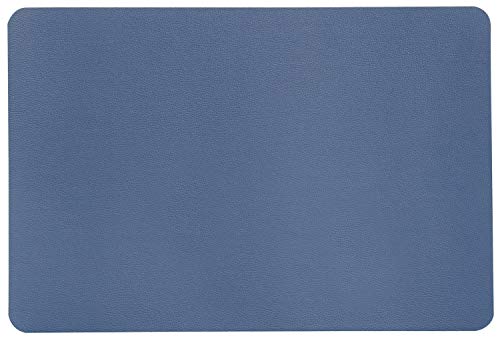 Kesper Platzset, Tischset Lederoptik blau 44x29cm Kunststoff von Kesper