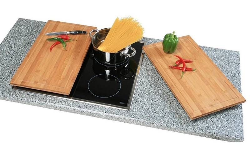 Kesper Schneide- und Abdeckplatte Schneide- und Abdeckplatte Bambus 50 x 28 x 4 cm, Bambus Kesper Schneide- und Abdeckplatte Schneide- und Abdeckplatte Bambus 50 x 28 x 4 cm, Bambus von Kesper