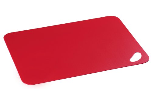 Kesper 30548 Schneidunterlage aus Peva-Kunststoff, Maße - 38 x 29 x 0.2 cm, rot von Kesper