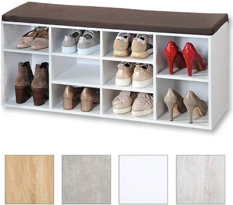 Kesper Schuhschrank Schuhschrank mit Sitzkissen, modern & funktional, B 103,5 x H 48 x L von Kesper