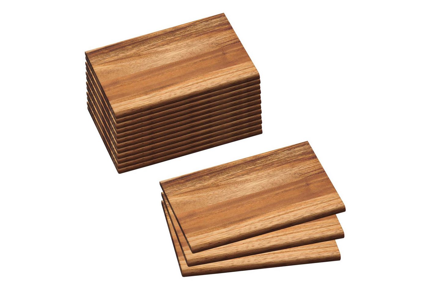 Kesper Frühstücksbrett 15 Stück Frühstücksbrettchen, Akazie - 23 x 15cm, Holz, (15-St), zum Brandmalen oder für eine Laser Gravur geeignet Kesper Frühstücksbrett 15 Stück Frühstücksbrettchen, Akazie - 23 x 15cm, Holz, (15-St), zum Brandmalen oder für eine Laser Gravur geeignet von Kesper
