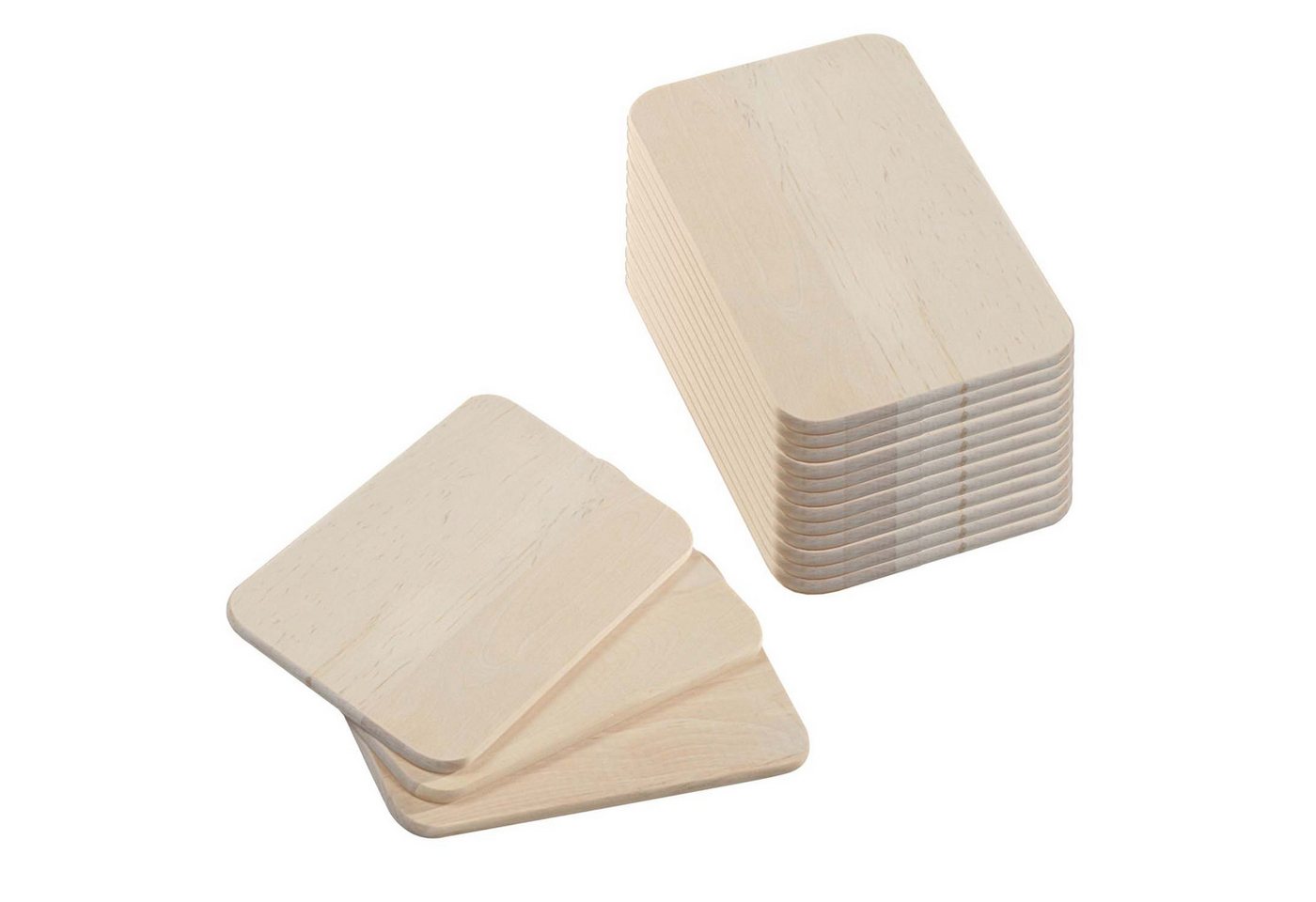 Kesper Frühstücksbrett 15 Stück Frühstücksbrettchen, Birkenholz - 23 x 15cm, Holz, (15-St), zum Brandmalen oder für eine Laser Gravur geeignet Kesper Frühstücksbrett 15 Stück Frühstücksbrettchen, Birkenholz - 23 x 15cm, Holz, (15-St), zum Brandmalen oder für eine Laser Gravur geeignet von Kesper