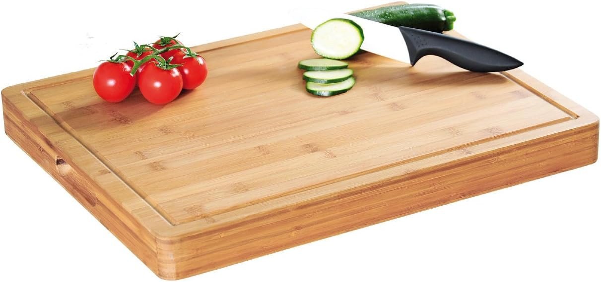 Kesper Tranchierbrett Tranchierbrett Bambus 50 x 40 x 5 cm von Kesper