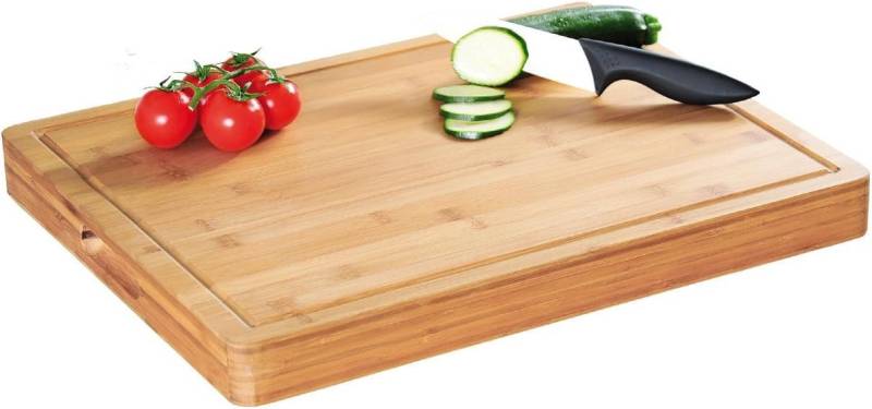 Kesper Tranchierbrett Tranchierbrett Bambus 50 x 40 x 5 cm von Kesper