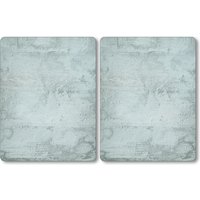 XL Herdabdeckplatte, 2er Pack, Beton von Kesper