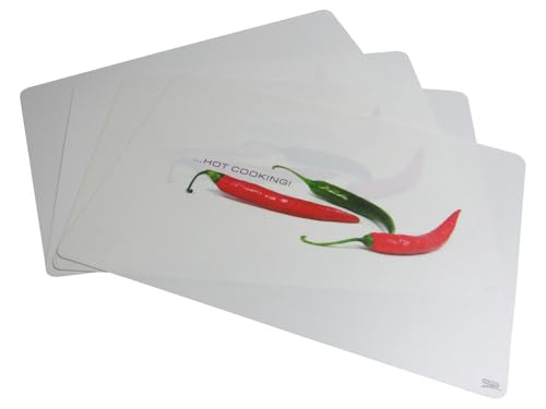 Platzdeckchen 4er Set Motiv Chili Platzmatten Tischset Tischmatten Tischdeckchen Tischdeko Untersetzer Esszimmer Tischschutz Platzdeckchen 4er Set Motiv Chili Platzmatten Tischset Tischmatten Tischdeckchen Tischdeko Untersetzer Esszimmer Tischschutz von Kesper
