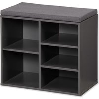 Schuhschrank mit Sitzkissen, grau, klein von Kesper