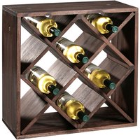 Kesper - Weinflaschen-Regalsystem, Weinregal, Küchenmöbel FSC®-zertifiziertem Kiefernholz von Kesper