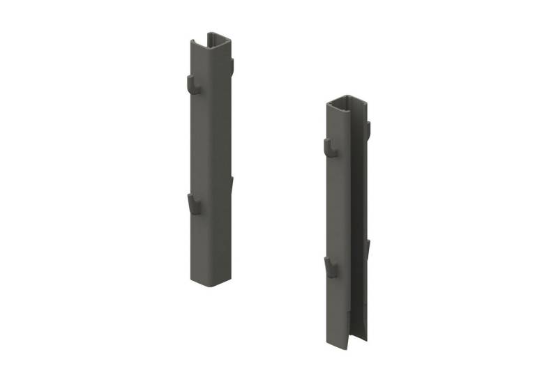 Kesseböhmer Möbelbeschlag Korbhalter DISPENSA-X für höhenverstellbare Tragrahmen (2 St), für eine Mindestauszugslänge von 270 mm, anthrazit von Kesseböhmer