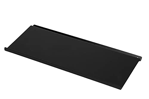 Kesseböhmer Modell Linero MosaiQ Obere Ablage kurz 235 x 107 x 8 mm in schwarz matt/Reling/Relingsystem von Kesseböhmer