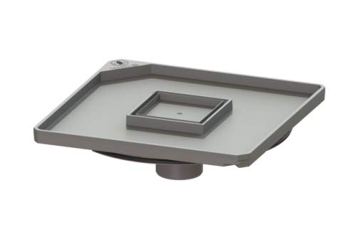 KESSEL Abdeckplatte 366 x 366 mm m. Ablaufkörper flach, Multistop, befl. 830045 von Kessel