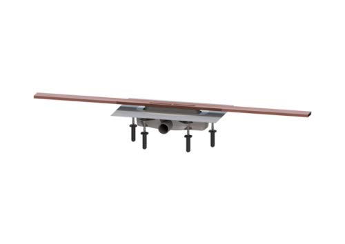 KESSEL Duschrinne Linearis Infinity 60 L: 1000 mm, DN 40, Copper geb., Megastop 45303.10 von Kessel
