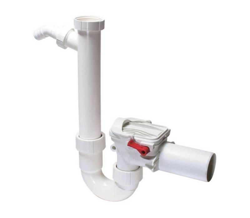 Kessel Siphon Rückstauverschluss Staufix Siphon DN50, mit Anschluss f. Waschmaschine Kessel Siphon Rückstauverschluss Staufix Siphon DN50, mit Anschluss f. Waschmaschine von Kessel