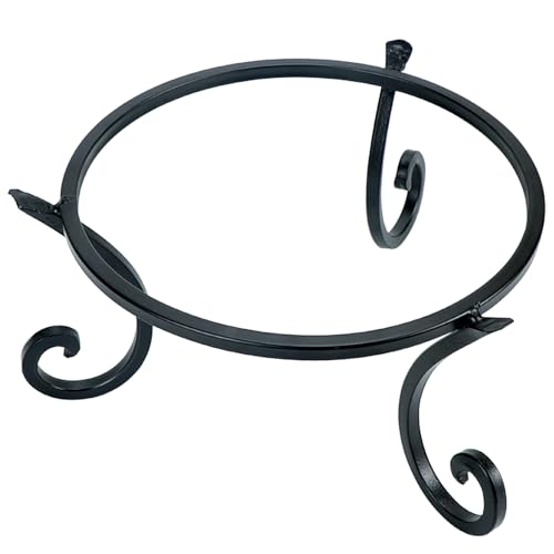 Kesywale Kugelständer aus Metall für 25,4 oder 30,5 cm große Gartenkugeln und für Pflanzen- oder Blumentopfhalter, Vogeltränke, 12,7 cm hoch (20,3 cm) von Kesywale