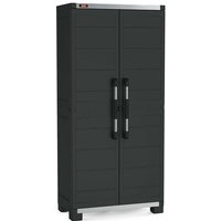 Hochschrank aus Kunststoff 4 verstärkte Böden 88x45x181H cm. schwarze Garage XL Hochschrank aus Kunststoff 4 verstärkte Böden 88x45x181H cm. schwarze Garage XL von Keter