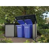Keter, Grande Store 2100 Liter Gartenbox Aufbewahrungsbox Mülltonnenabdeckung von Keter